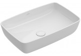 Umývadlo na postavenie na dosku, obdĺžniková Villeroy & Boch Artis, 58 x 38 cm, Stone White