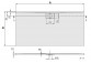 Sprchová vanička pravouhlý Villeroy & Boch Architectura, 120x80cm, akrylátové, MetalRim, Weiss Alpin