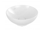 Umývadlo na postavenie na dosku Villeroy & Boch Loop & Friends, okrúhla, 38cm, bez prepadu, Weiss Alpin CeramicPlus