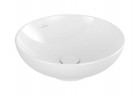 Umývadlo na postavenie na dosku Villeroy & Boch Loop & Friends, okrúhla, 42cm, z prepadom, Weiss Alpin