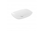 Umývadlo na postavenie na dosku Villeroy & Boch Loop & Friends, 62x42cm, z prepadom, Weiss Alpin CeramicPlus