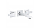 Umyvadlová batéria 3-otvorová Grohe Allure, podomietková, výtokové rameno 208mm, chróm