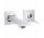 Umyvadlová batéria 2-otvorová Grohe Allure, podomietková, výtokové rameno 154mm, chróm