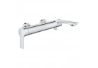 Vaňová Batéria Grohe Allure, na stěnu, 2 výstupy vody, výtokové rameno 196mm, chróm