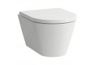 Závesné wc WC Laufen Kartell by Laufen, 49x37cm, rimless - biely matnéný