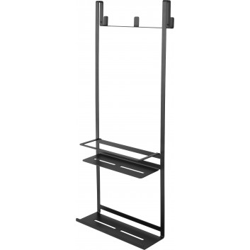 Polička závesná na kabinę sprchovým Deante Mokko, 76x30cm, nero