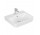 Umývadlo závesné Villeroy & Boch O.novo, 55x46cm, z prepadom, otvor na batériu, Weiss Alpin AntiBac CeramicPlus
