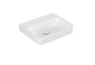 Umývadlo na postavenie na dosku Villeroy & Boch O.novo, 55x46cm, bez prepadu, bez otvoru pre batériu, Weiss Alpin CeramicPlus