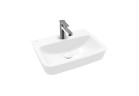 Umývadlo závesné Villeroy & Boch O.novo, 50x37cm, bez prepadu, otvor na batériu, Weiss Alpin