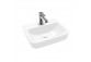 Umývadlo závesné Villeroy & Boch O.novo, 45x37cm, z prepadom, otvor na batériu, Weiss Alpin