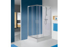 Obdĺžniková Sprchový kút Sanplast TX KN/TX5b-90x100-S sbW0, 90x100cm, dverí posuvné, saténové profily lesklý