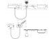 Sprchový set Hansgrohe WallStoris, na stěnu, Batéria termostatická, 1 wyjście vody, s košíkom, wieszakiem i suwakiem, čierna matnéný
