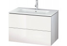 Skrinka podumývadlová Duravit L-Cube, Závěsná 820 x 481 mm - biela, vysoký lesk