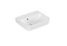 Umývadlo na postavenie na dosku Villeroy & Boch O.novo, 45x37cm, z prepadom, bez otvoru pre batériu, Weiss Alpin CeramicPlus