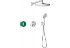 Sprchový set Hansgrohe Croma 280 1jet Ecostat S, podomietkový, Batéria termostatická, Horná sprcha 28cm, sluchátko 3-funkčná, chróm