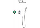 Sprchový set Hansgrohe Crometta S 240 1jet, podomietkový, Batéria páková, Horná sprcha 24cm, sluchátko 2-funkčná, chróm