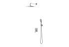 Sprchový set Omnires Sacramento, podomietkový, 2 výstupy vody, Horná sprcha 25x25cm, sluchátko 3-funkčná, chróm