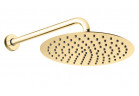 Horná sprcha Oltens Vindel, okrúhla, 30cm, s ramenom Lagan 41cm, zlatý