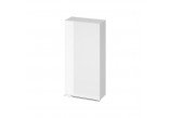 Skrinka lustrzana Cersanit Virgo, 40cm, dverí uniwersalne, 3 półki, chróm závěs, biely