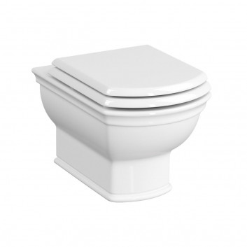 Sedátko WC Vitra Valarte, slim, s pozvoľným sklápaním, szybkie wypinanie, biely