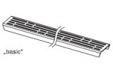 Rošt rovný TECE drainline Basic 700 mm brúsená oceľ