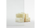 Štvrťkruhový Sprchový kút Radaway Premium A 1700, 90x90cm, rozsuwana, sklo fabric, profil chróm