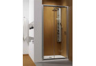 Dverí sprchové do niky Radaway Premium Plus DWJ 100, uniwersalne, 975-1015mm, sklo fabric, profil chróm