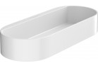 Koš do przechowywania Hansgrohe WallStoris, 25x10cm, biely matnéný
