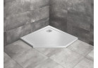 Päťuholníková vanička Radaway Doros PT, 80x80cm, akrylátové, stone white