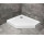 Päťuholníková vanička levý s panelom Radaway Doros PT E Compact 100x90cm biely