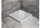 Akrylátátová sprchová vanička Radaway Doros C Compact štvorcová 80x80 cm, stone biely