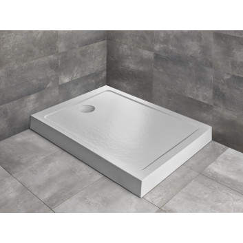 Sprchová vanička pravouhlý Radaway Doros D Compact, 130x90cm, akrylátové, stone biely