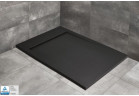 Sprchová vanička pravouhlý Radaway Teos F, 120x70cm, konglomerát mramorový, čierna