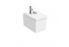 Bidet závesné Roca Inspira Square, 56x37cm, povlak SUPRAGLAZE®, biely