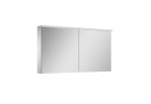 Závěsná skrinkaka so zrkadlom Elita Premium, 120cm, 2 dvierka, 4 szklane półki, panel LED, šedý