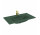 Umývadlo nábytkové Elita Skappa 80, 81.5 x 46.6 cm, z prepadom, otvor na batériu, forest green matnéný