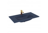 Umývadlo nábytkové Elita Skappa 80, 81.5 x 46.6 cm, z prepadom, otvor na batériu, navy blue matnéný
