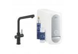 Súprava startowy Grohe Blue Home, jednostka chłodząca s batériou v tvare C, do vody gazowanej, obracana výtokové rameno, chróm 