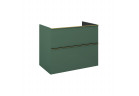 Komoda Závěsná Elita Look, 80cm, 2 szuflady, forest green matnéný