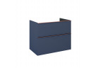 Komoda Závěsná Elita Look, 80cm, 2 szuflady, navy blue matnéný