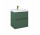 Skrinka podumývadlová Závěsná Elita Look, 60cm, 2 szuflady, forest green matnéný