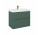 Skrinka podumývadlová Závěsná Elita Look, 80cm, 2 szuflady, forest green matnéný