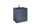 Skrinka podumývadlová Elita Soho, 60cm, 2 szuflady, navy blue matnéný