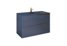 Skrinka podumývadlová Elita Soho, 100cm, 2 szuflady, navy blue matnéný