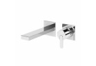 Umyvadlová batéria Bruma Lusa, stenová, 2-otvorová, výtokové rameno 230mm, chróm