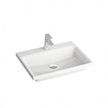 Umývadlo Ravak Comfort 600,60 x 46 cm, biela