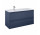 Skrinka podumývadlová Elita Split, 120cm, ľavé, 3 zásuvky, navy blue matnéný