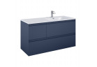 Skrinka podumývadlová Elita Split, 120cm, pravé, 3 zásuvky, navy blue matnéný
