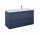 Skrinka podumývadlová Elita Split, 120cm, pravé, 3 zásuvky, navy blue matnéný
