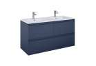 Skrinka podumývadlová Elita Split, 120cm, 3 zásuvky, navy blue matnéný
